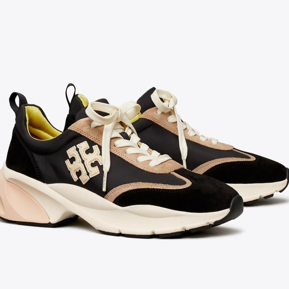 Tory Burch GOOD LUCK TRAINER, Size 6M, Good Condition